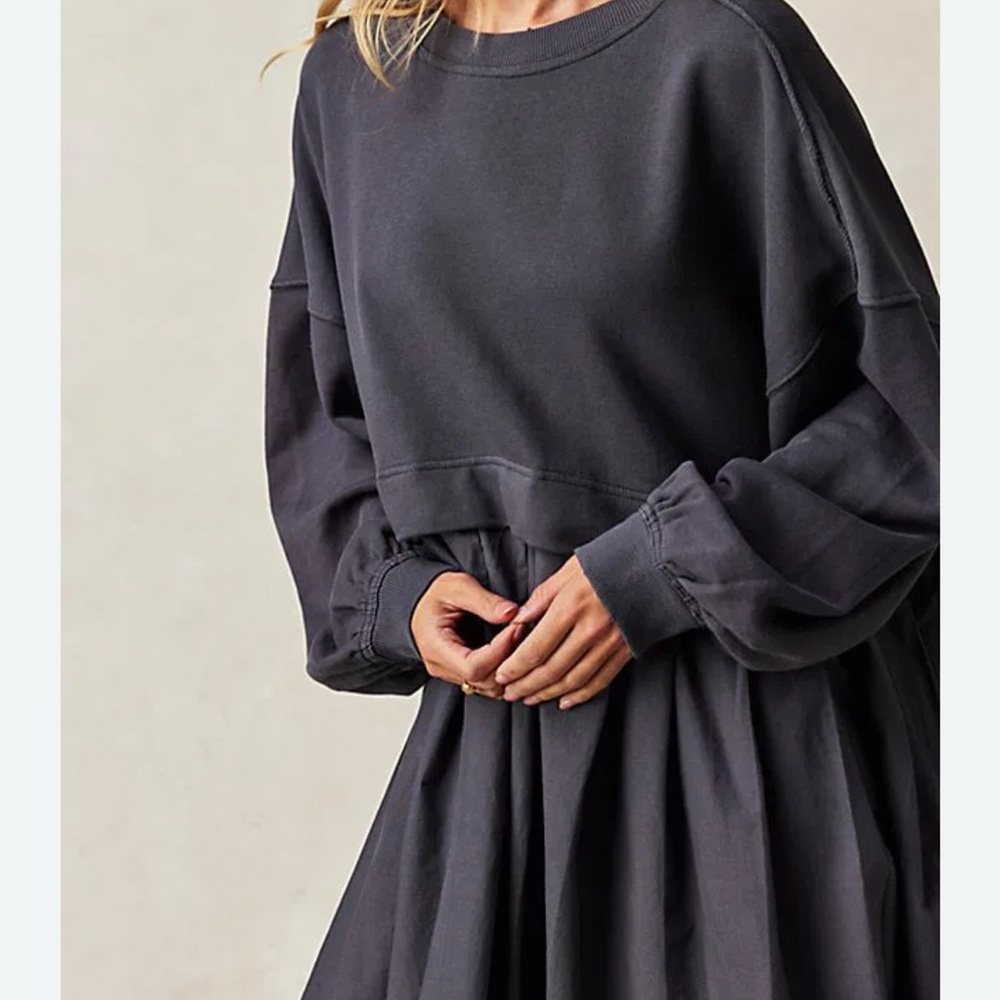FREE People Eleanor Sweatshirt Dress